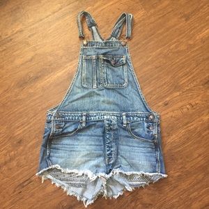 American Eagle Overall Shorts